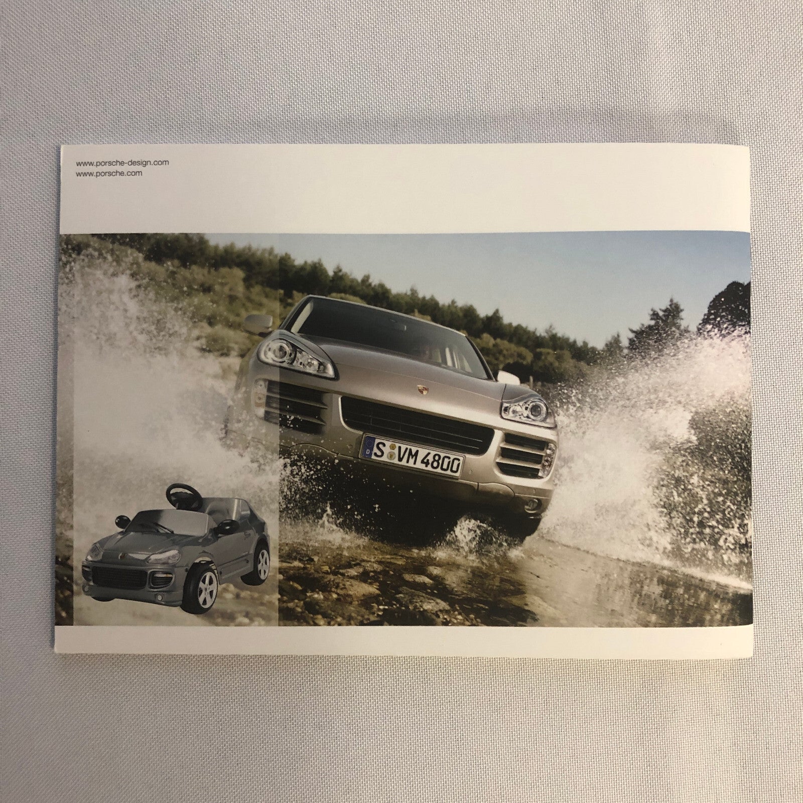 Porsche Model Car Die Cast Sales Brochure Catalog 911 Boxster Racing Cayenne +