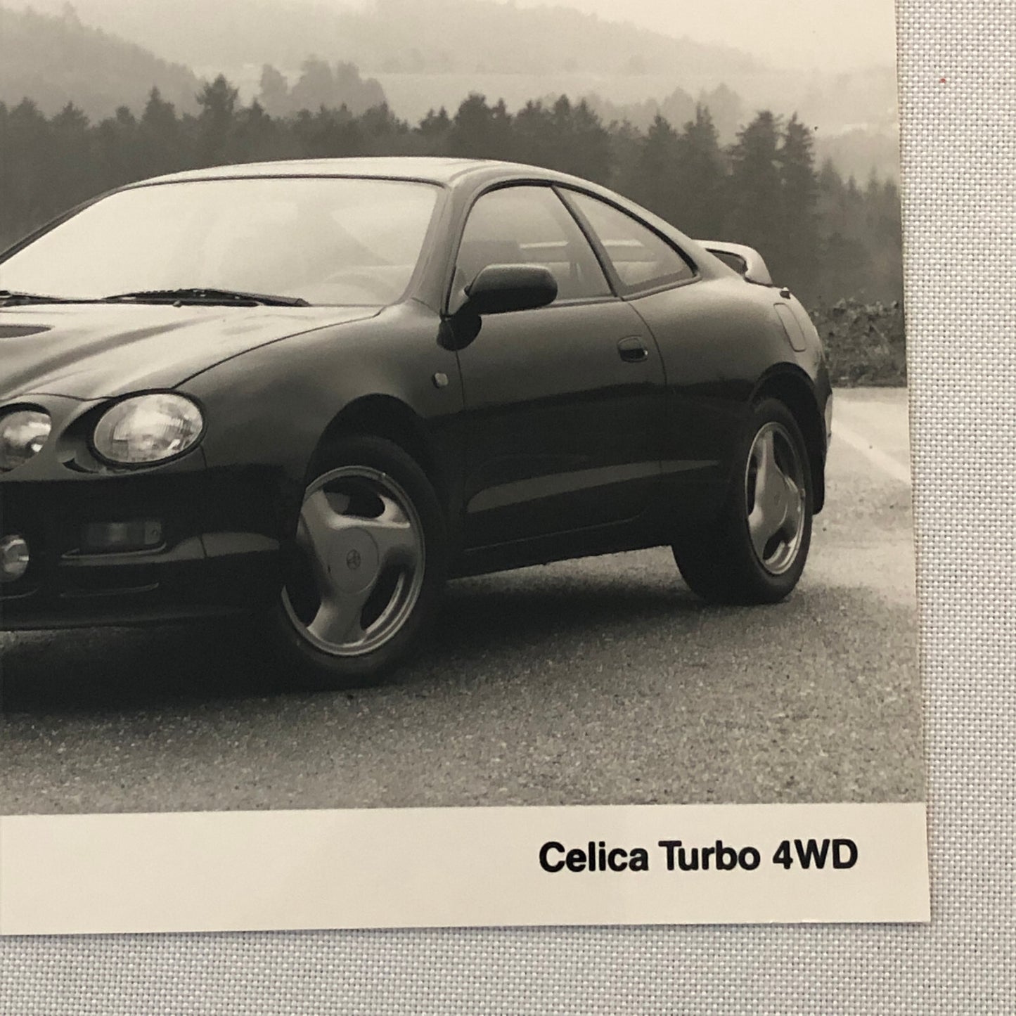 Toyota Celica Turbo 4WD Car Factory Press Photo Photograph