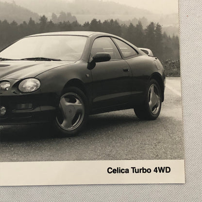 Toyota Celica Turbo 4WD Car Factory Press Photo Photograph