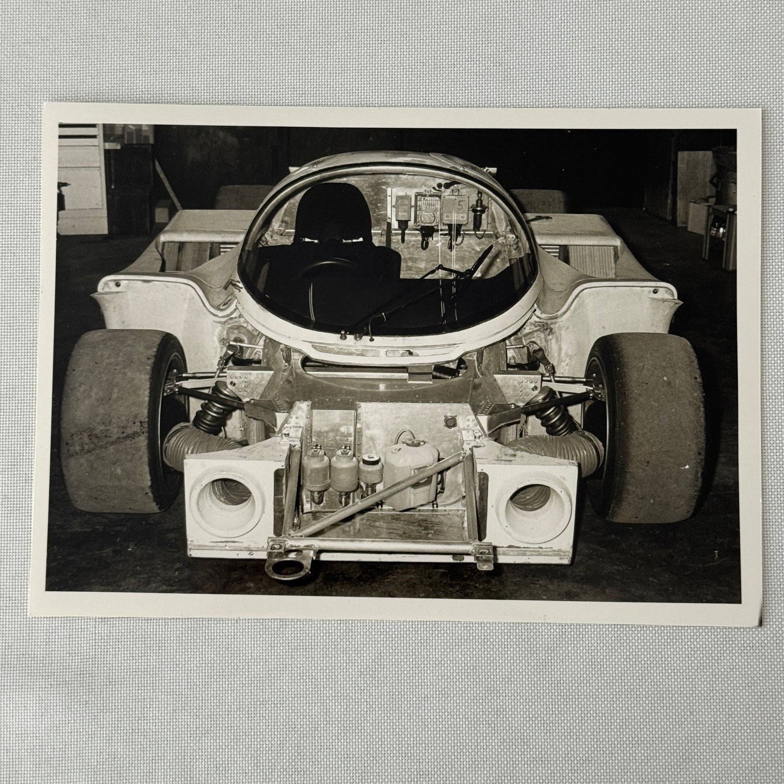 Porsche 956 Racing Car Photo Photograph Print Lot 5x Vintage