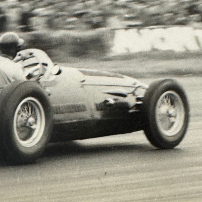 Vintage Racing Photo Photograph 1954 British Grand Prix Maserati 250F Wharton