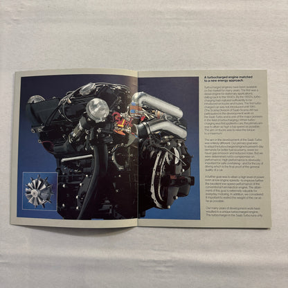 1978 Saab Turbo Car Sales Brochure Catalog Advertising Vintage