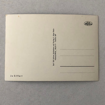 Vintage Jo Siffert Gulf Racing Porsche Car Postcard Post Card