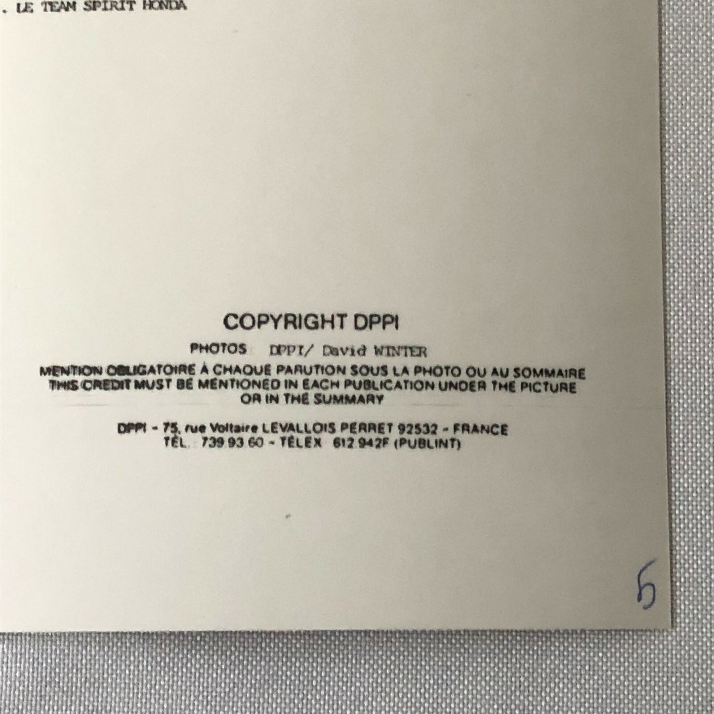 1983 Brands Hatch Honda Racing Car Photograph Print DPPI Press Photo