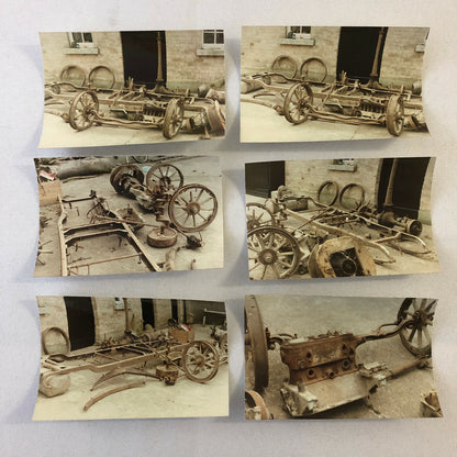 Early Mercedes Benz Car Barn Find Junk Yard Car Part Photo Photograph Lot of 23 