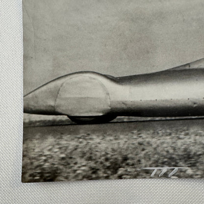 Vintage Soviet Land Speed Car Photo Photograph Print Charkow 6 Kharkov 6 Car