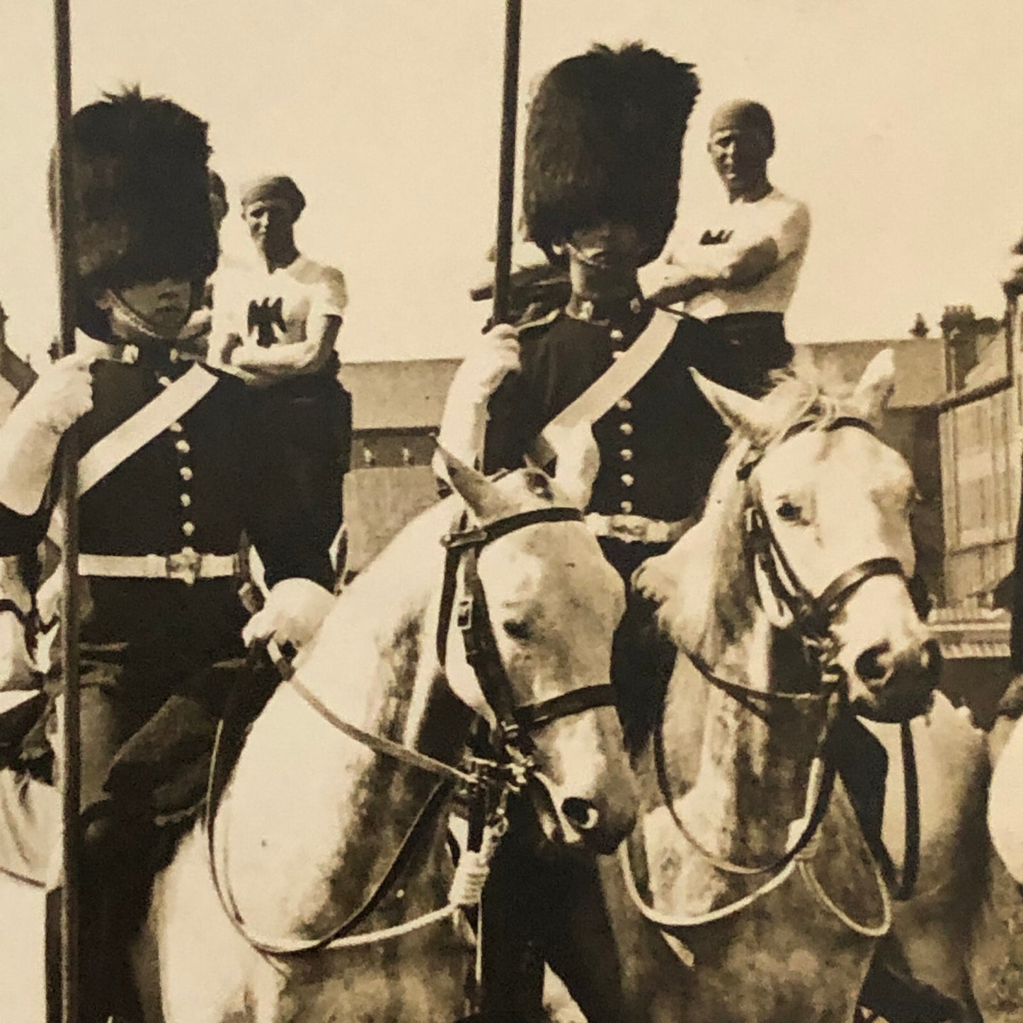 Vintage Press Photo Photograph Scots Greys Military Pageant Horses 1934 LNA