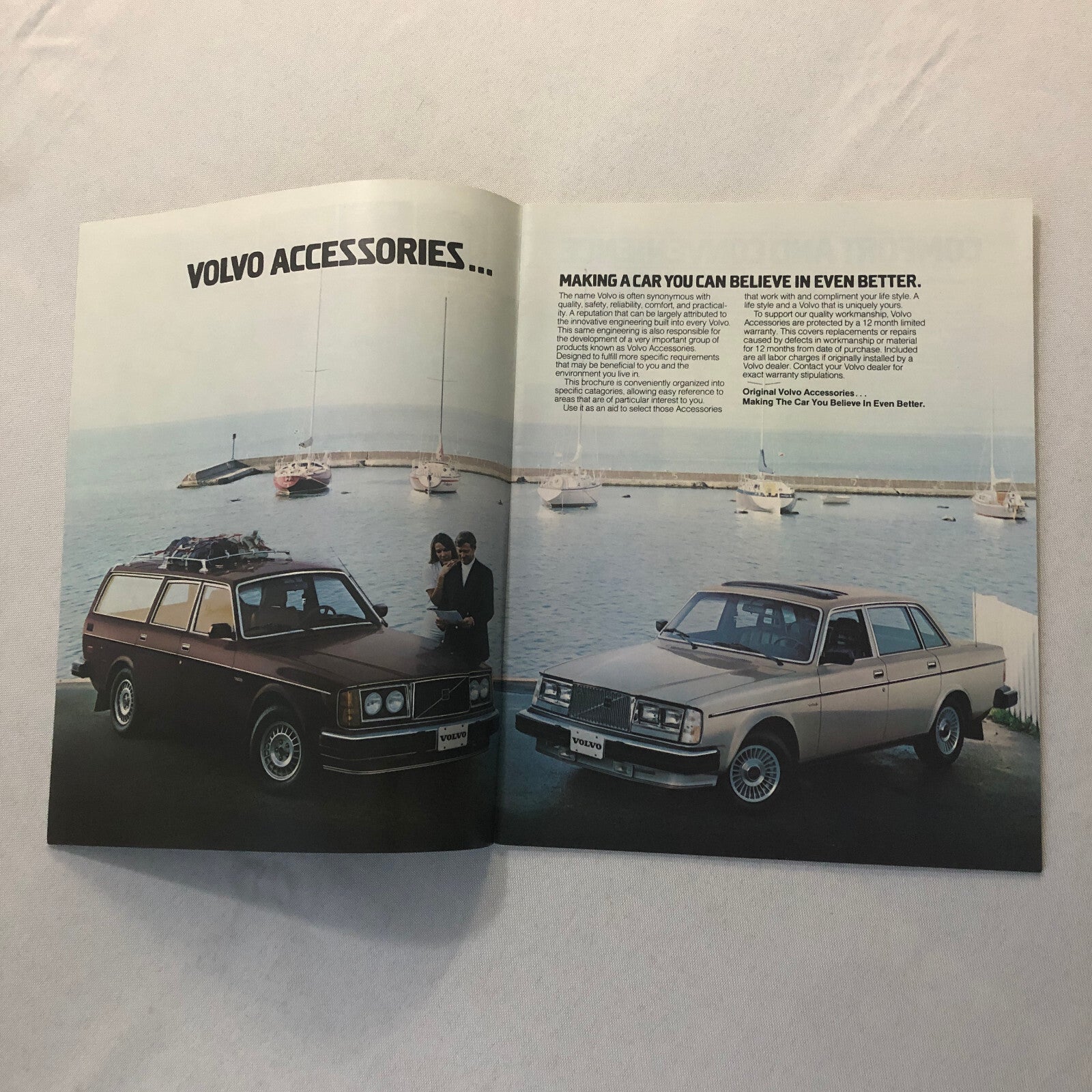 1980 Volvo Accessories Sales Brochure Catalog GT Sport Audio Lifestyle +