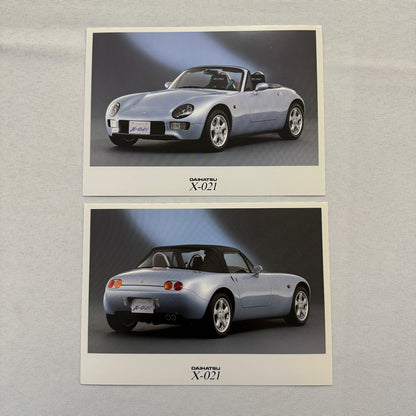 Daihatsu X-021 Roadster Concept Car Prototype Press Photo Photograph Lot 2x