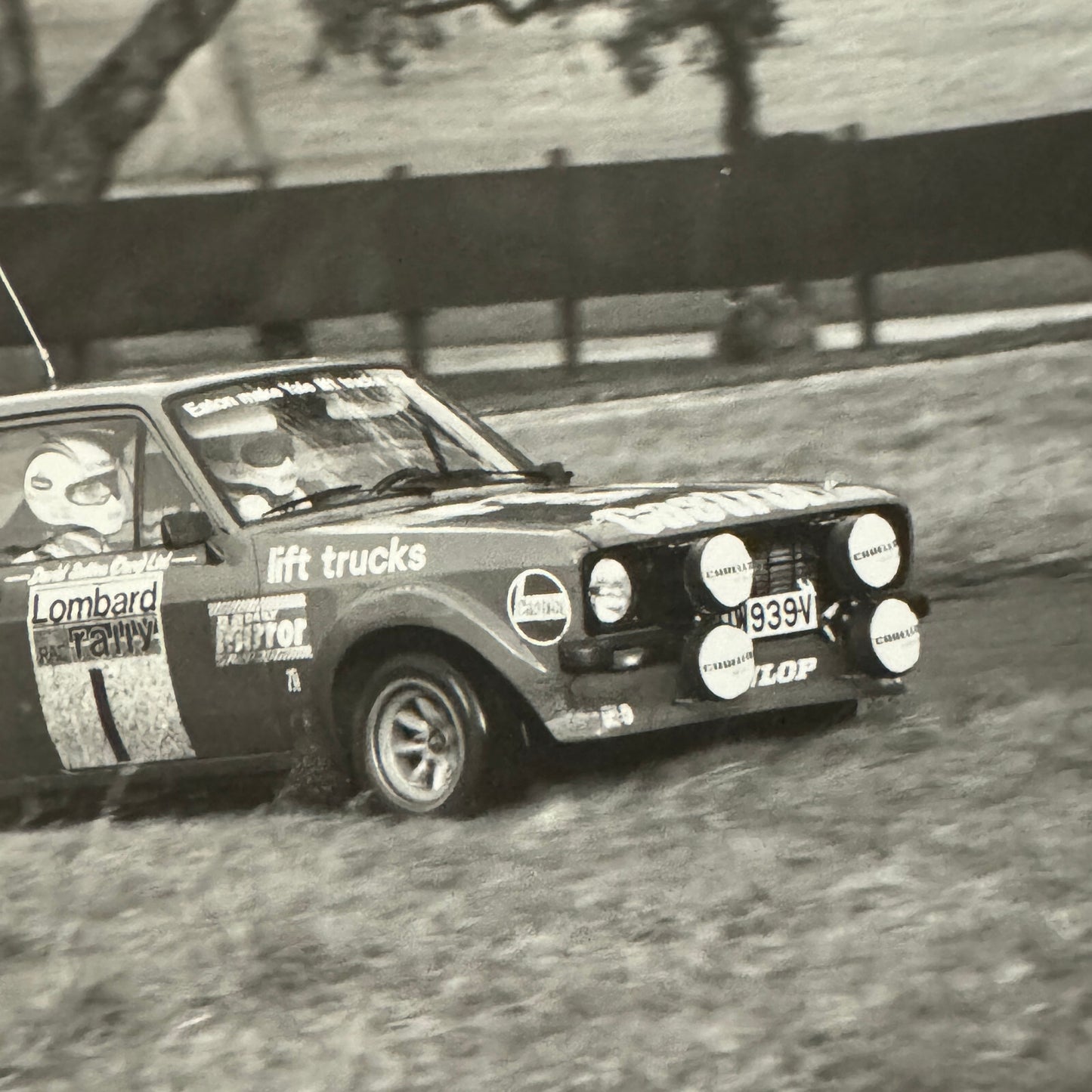 1980 RAC Rally Rallye Car Racing Photo Photograph Car Vintage