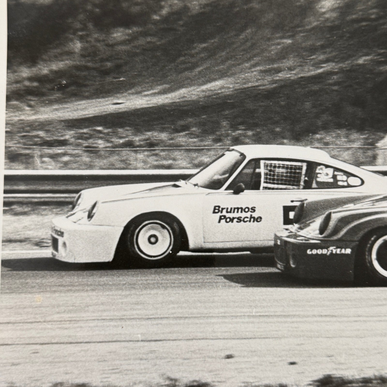 Porsche 911 Racing Photo Photograph 1975 Camel GT Al Holbert Peter Gregg 1975