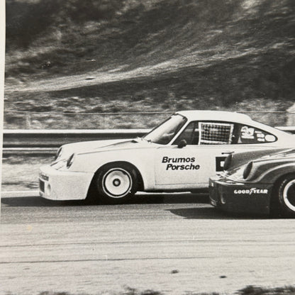 Porsche 911 Racing Photo Photograph 1975 Camel GT Al Holbert Peter Gregg 1975