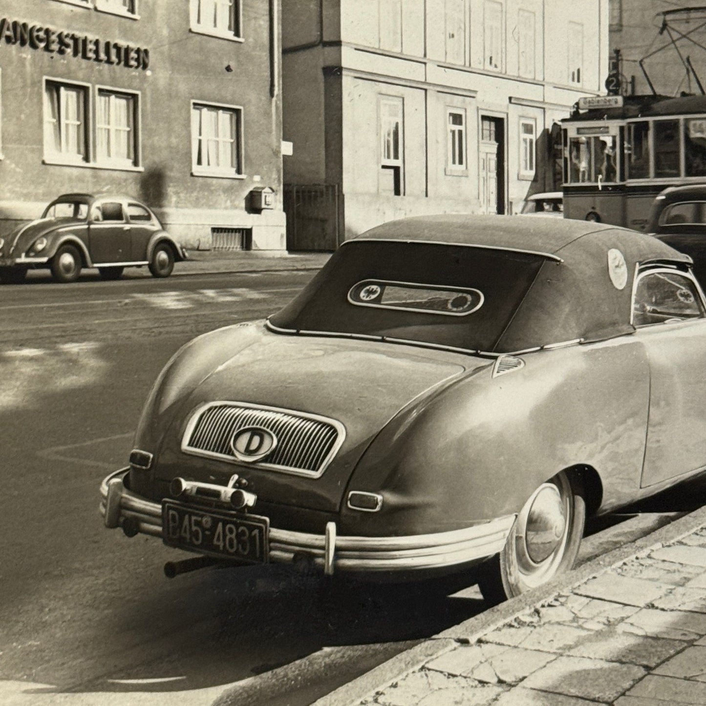Vintage Drews Volkswagen VW Coachbuilder Coachbuilt Custom Car Photo Lot 2x
