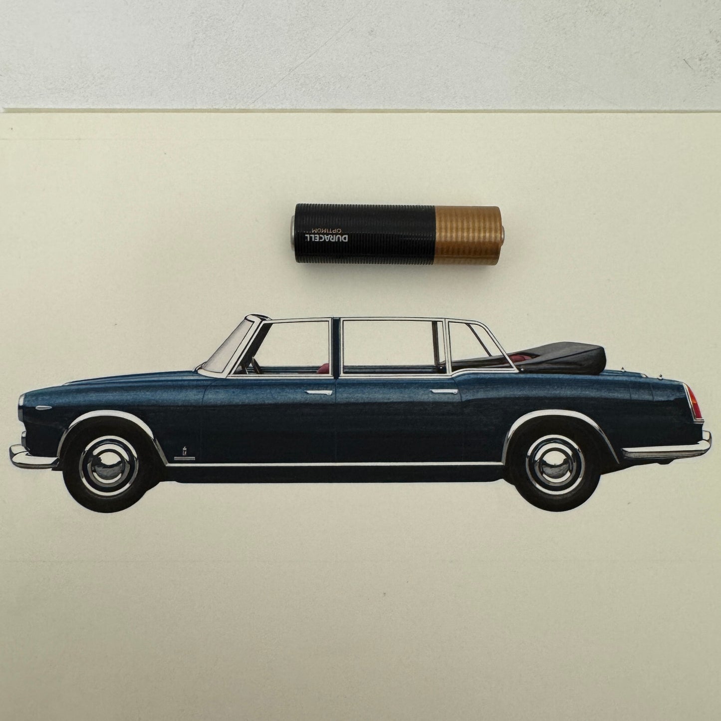 Pininfarina Peugeot 404 Convertible Concept Car Illustration Art Drawing Vintage