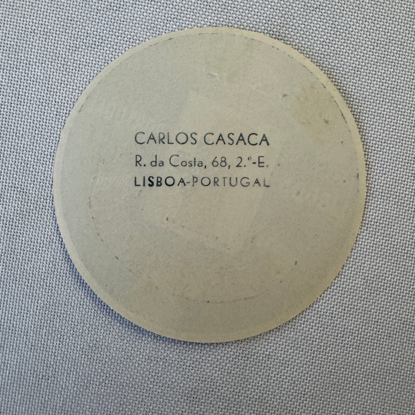 Vintage Hotel Travel Luggage Label Hotel Do Imperio Lisboa Portugal