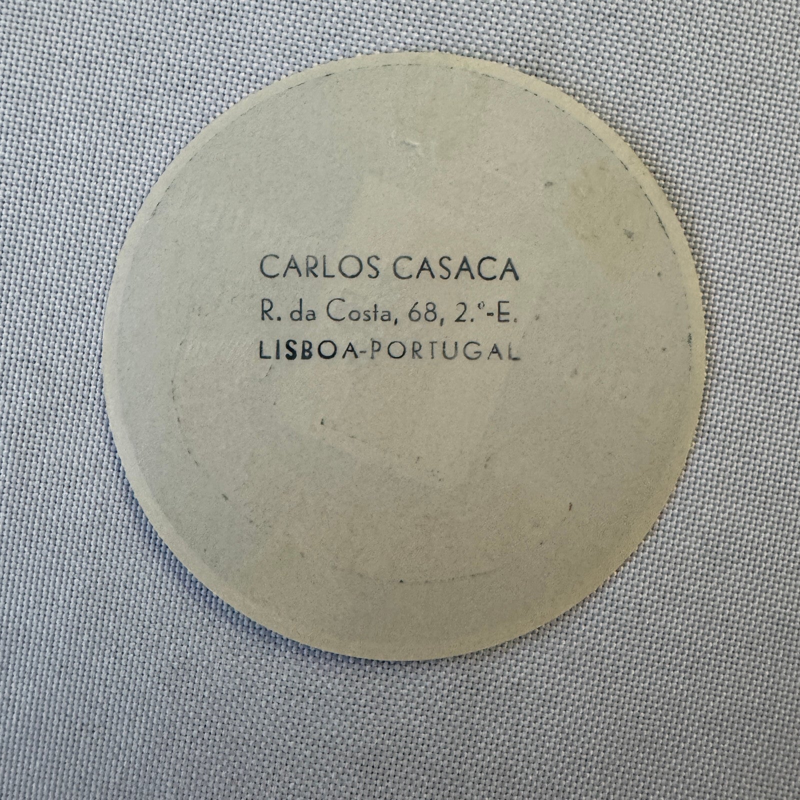 Vintage Hotel Travel Luggage Label Hotel Do Imperio Lisboa Portugal