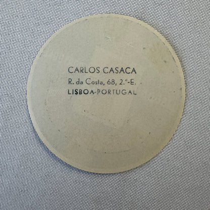 Vintage Hotel Travel Luggage Label Hotel Do Imperio Lisboa Portugal