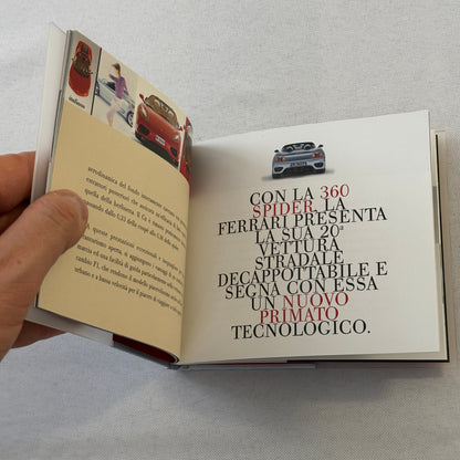 2000 Ferrari Press Kit CD Brochure Ferrari 360 Spider 550 Maranello 456 GT