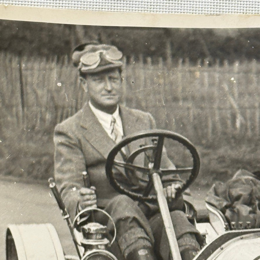 Vintage Racing Photo 1904 Mercedes Benz Car at 1958 Prescott Hillclimb Race