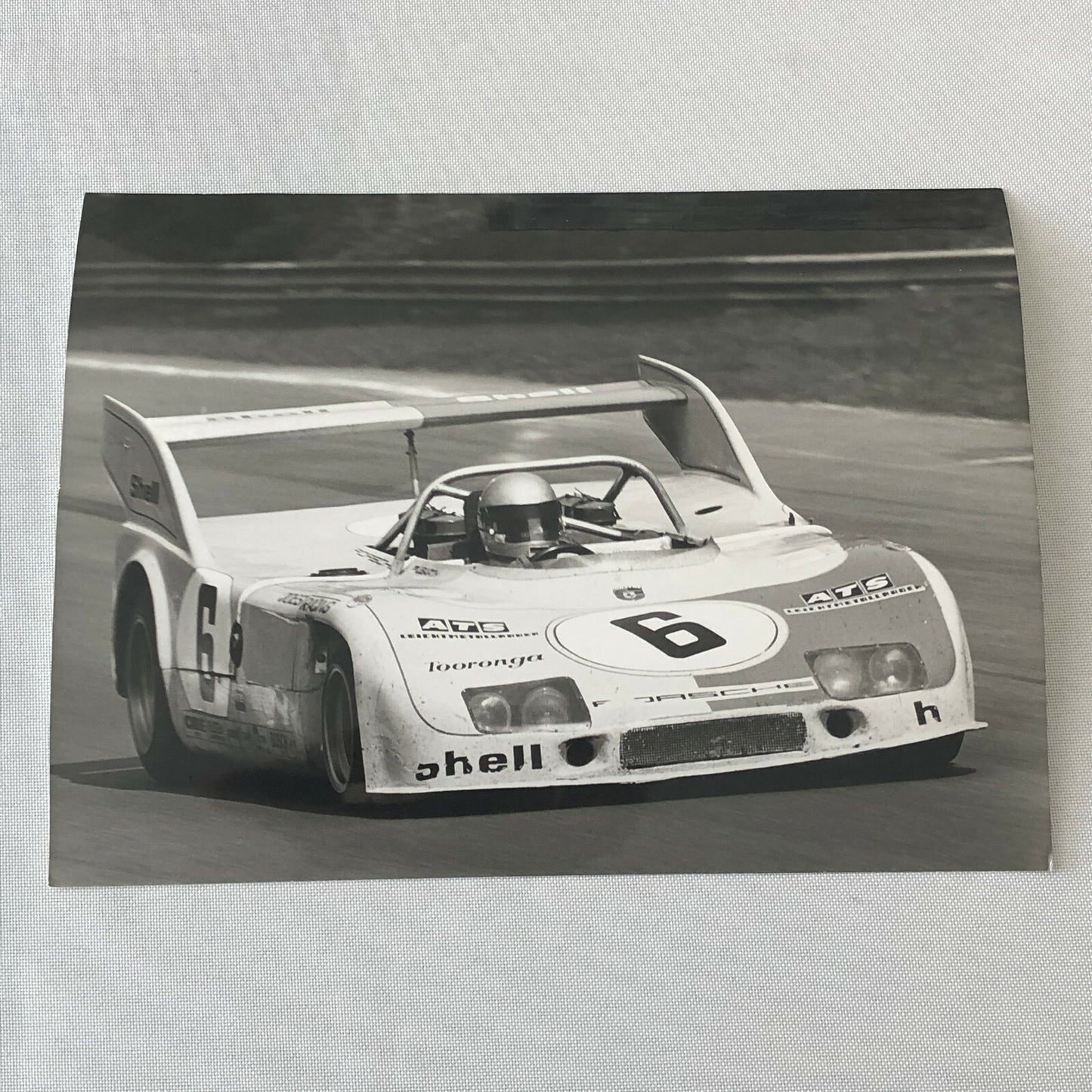 Vintage Racing Photo Photograph 1975 1000KM Monza Porsche 908 / 3 Car 
