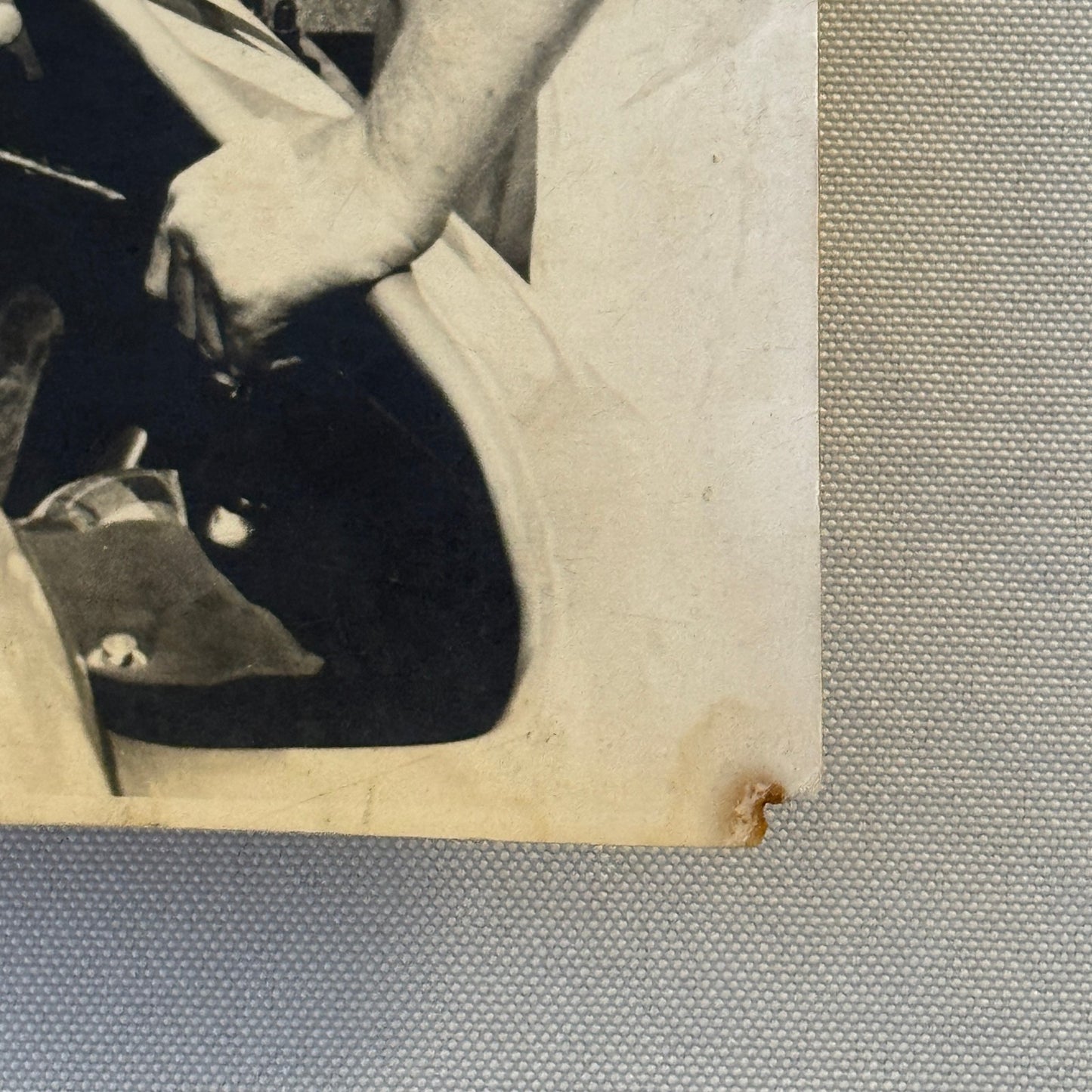 Vintage Racing Photo Photograph Juan Manuel Fangio Mercedes W196 1955 British GP