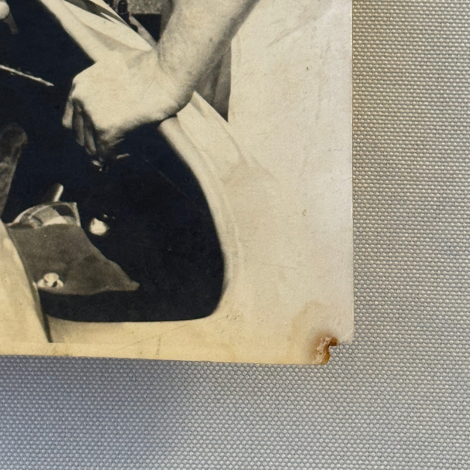 Vintage Racing Photo Photograph Juan Manuel Fangio Mercedes W196 1955 British GP