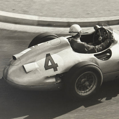 Mercedes W196 Racing Car 1955 Monaco Grand Prix Race Photo Photograph Modern