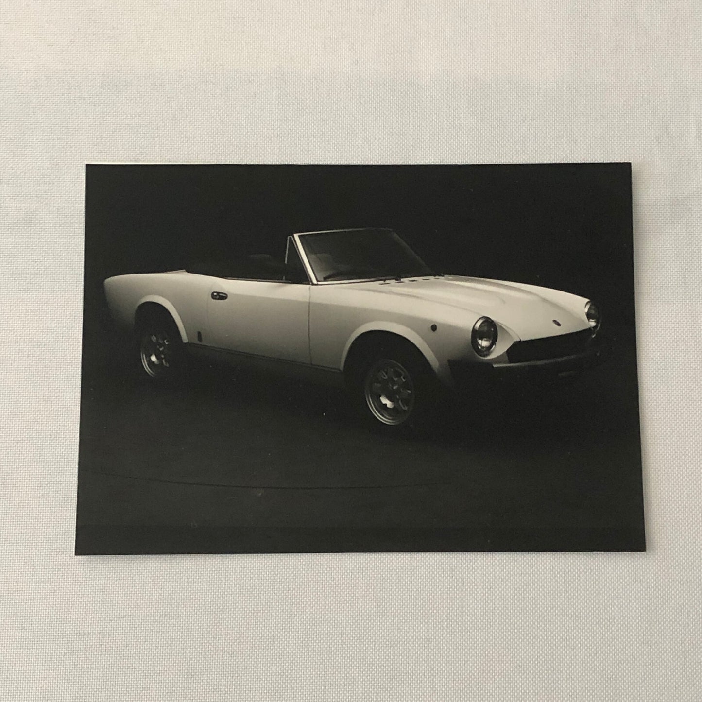 Fiat 2000 Spider Pininfarina Photo Photograph Lot of 2