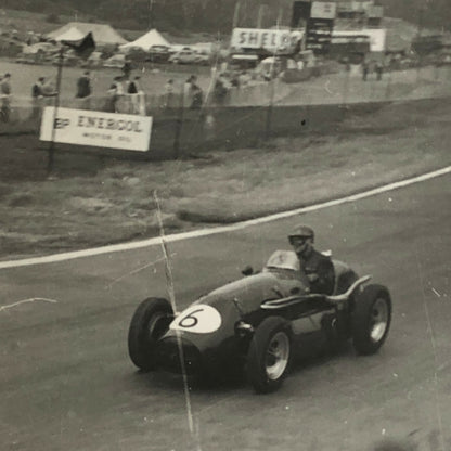 Vintage Racing Car Photo Photograph Print - 1954 Crystal Palace Connaught Car 
