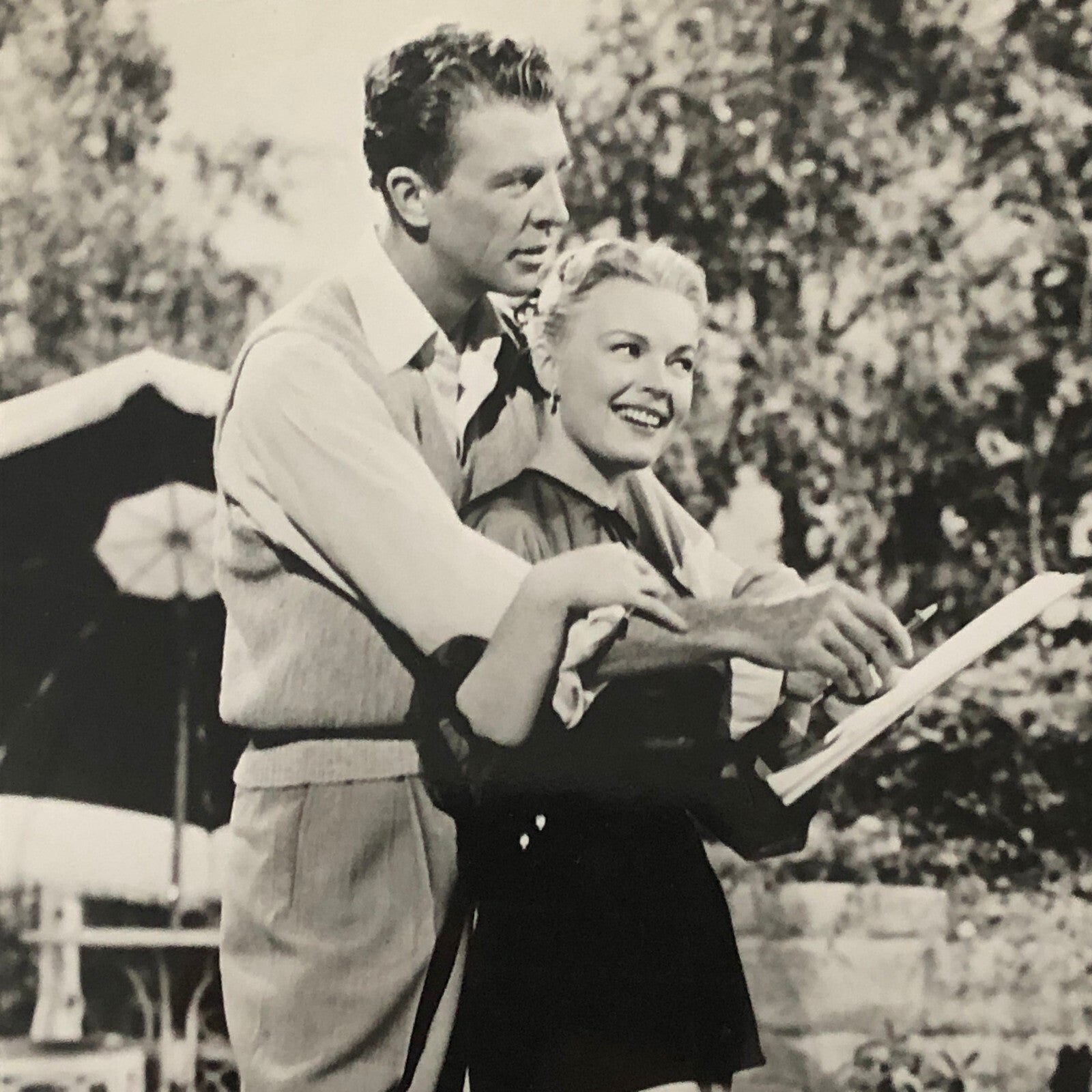 Vintage Movie Still Photo Photograph Print Dan Dailey Dennis Day June Haver