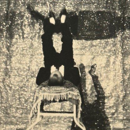 Vintage Circus Performer Balancing Act Juggling Photo Photograph