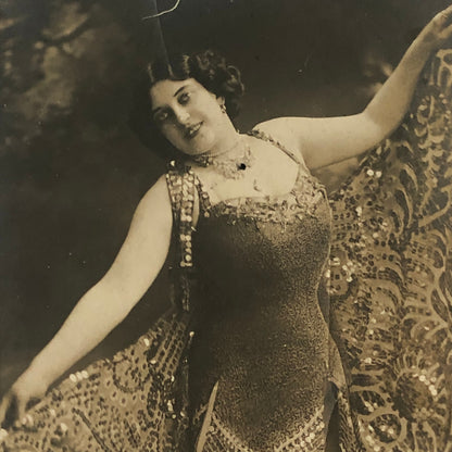 Circus Performer Dancer Dancing Real Photo Postcard Post Card RPPC Vintage