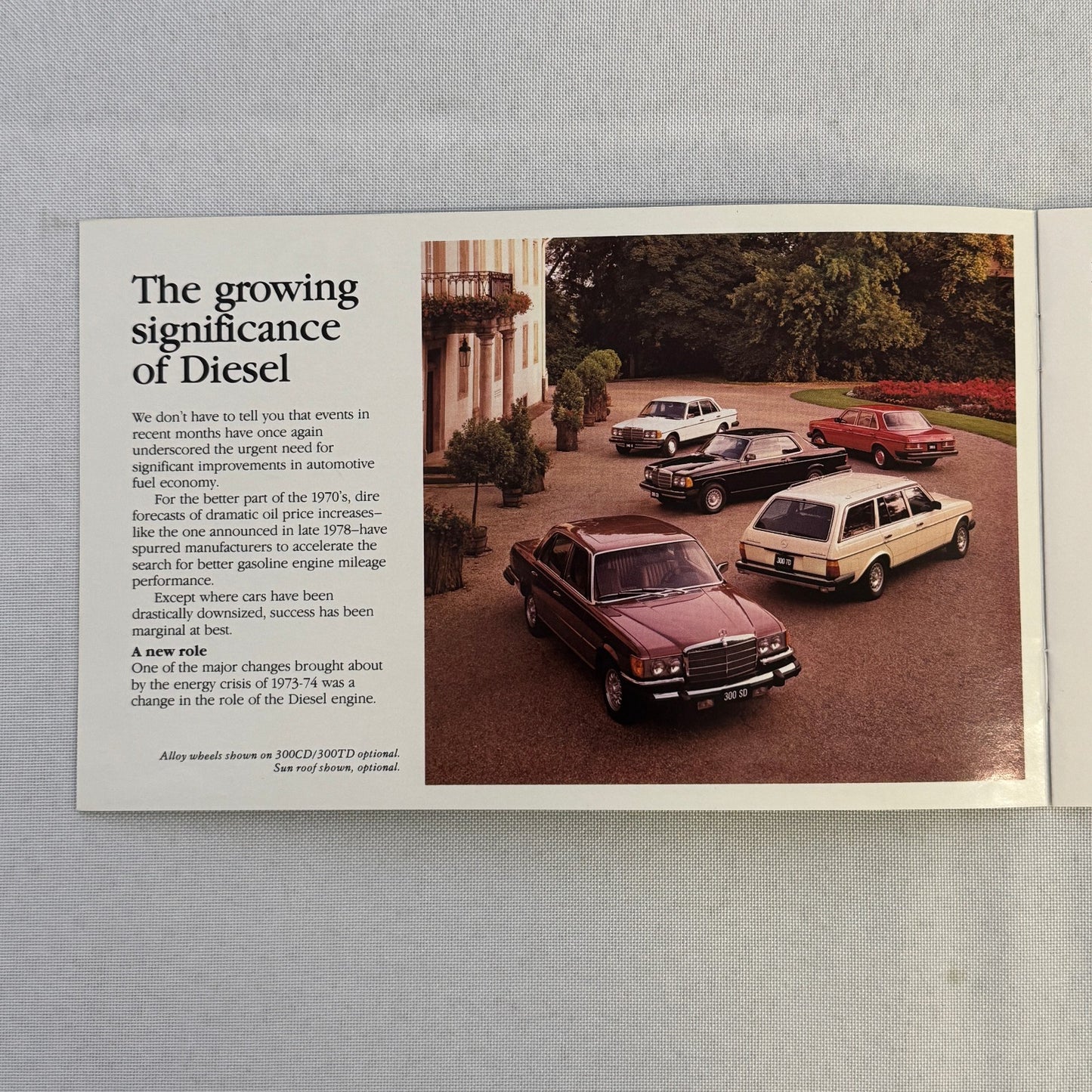 1979 Mercedes Benz Diesel Car Sales Brochure Catalog 240D 300D 300TD Wagon 300SD