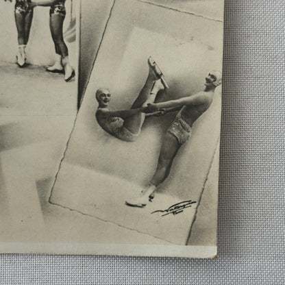 Vintage Circus Ice Skating Dancer Photo Photograph Print Skater Ice Dance