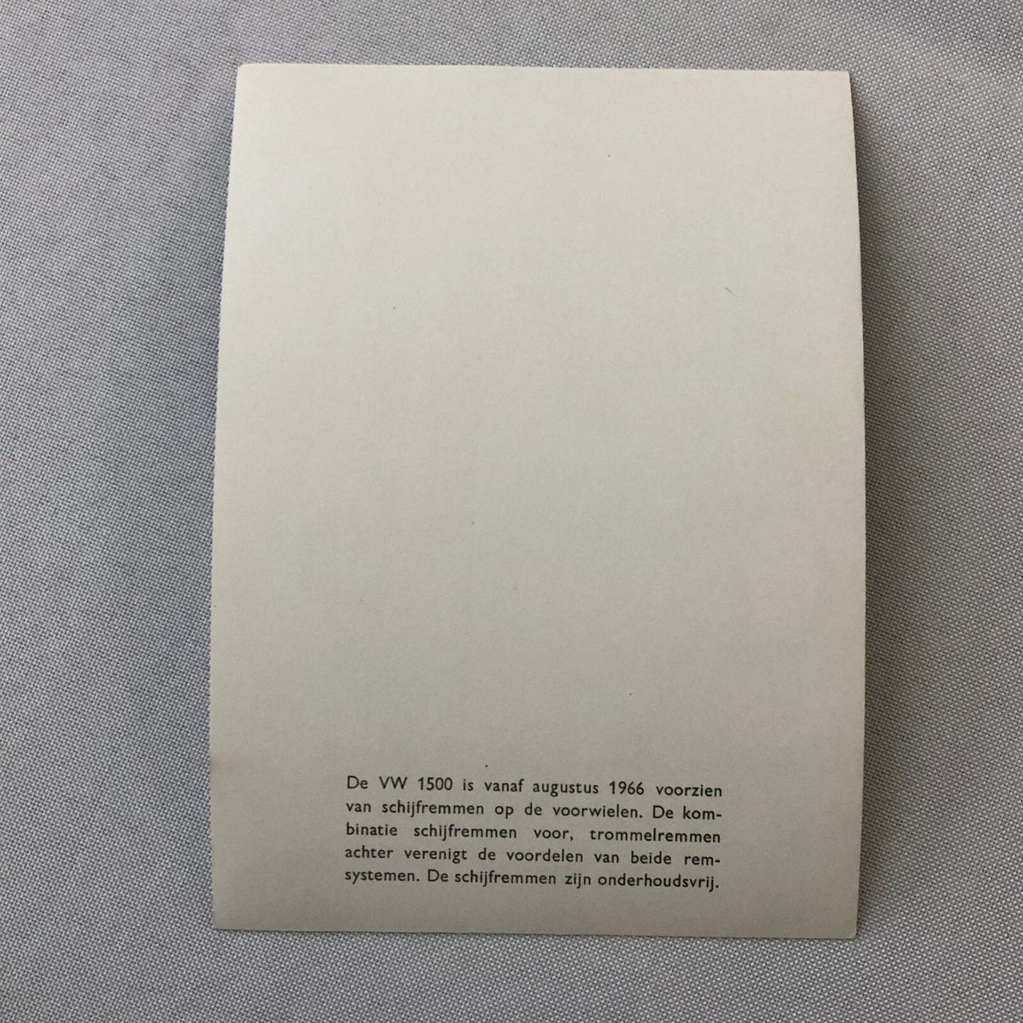 Vintage Volkswagen VW Beetle Factory Press Photo Photograph DUTCH Caption