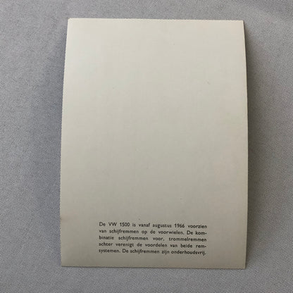 Vintage Volkswagen VW Beetle Factory Press Photo Photograph DUTCH Caption