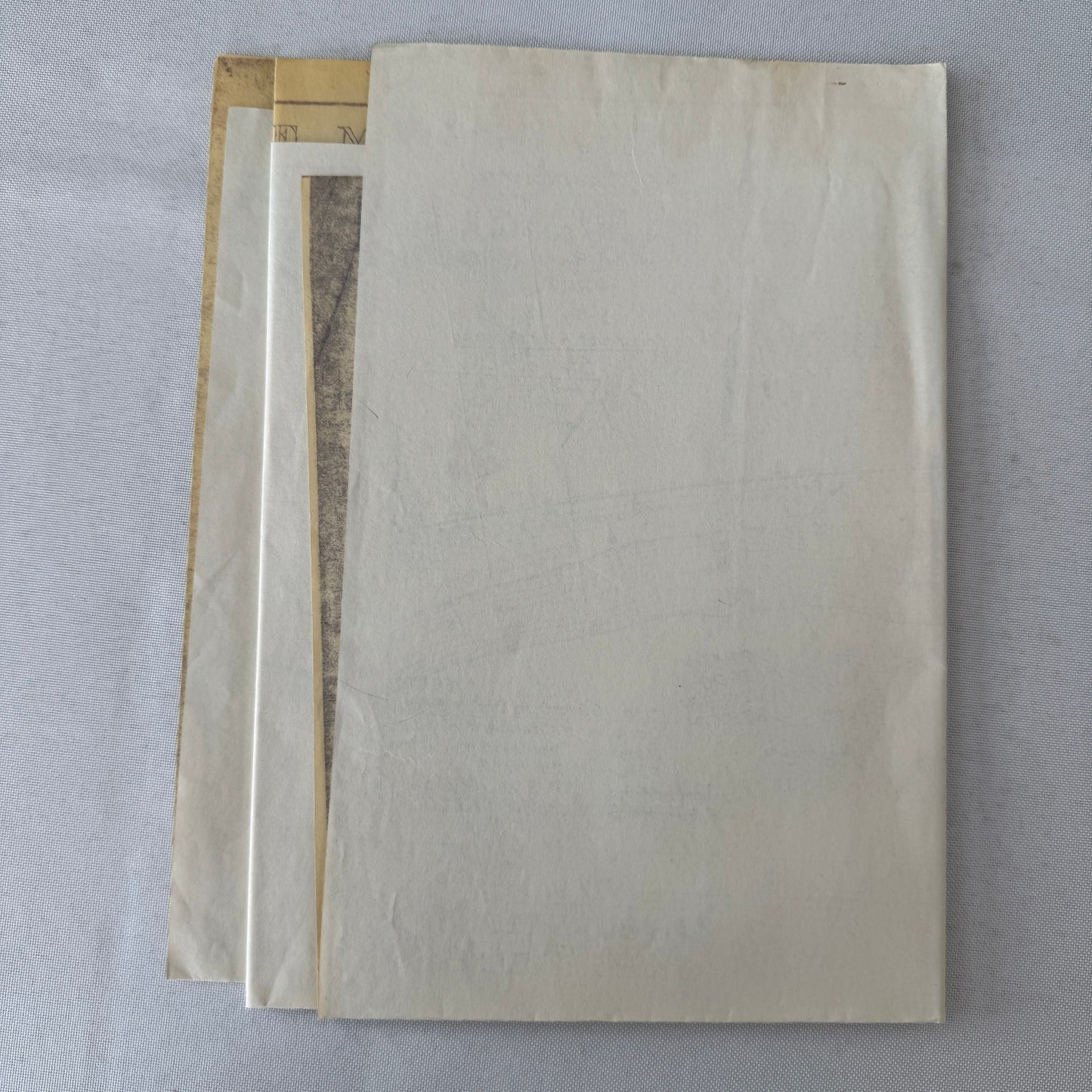 1931 California Highway Dept “As Built” Road Plan Map Blueprint T11N R14E MDB&M