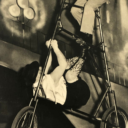 Circus Performer Vintage Photo Photograph Bicycle Balancing Act Berlin Germany
