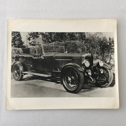 Vintage 1926 Sunbeam Car Automobile British Travel Association Photo Photograph 