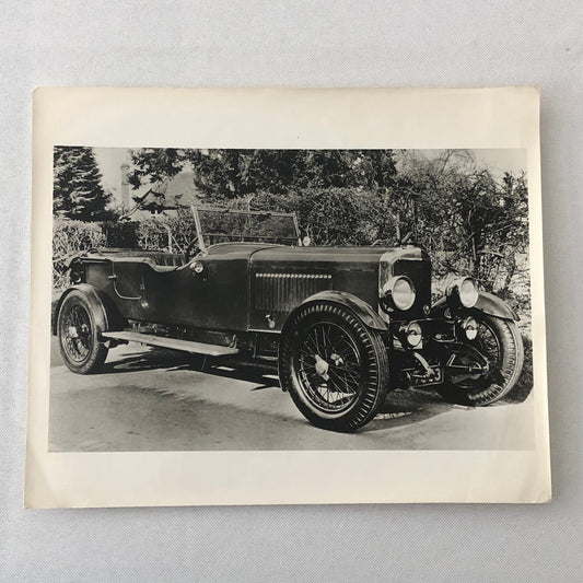 Vintage 1926 Sunbeam Car Automobile British Travel Association Photo Photograph 