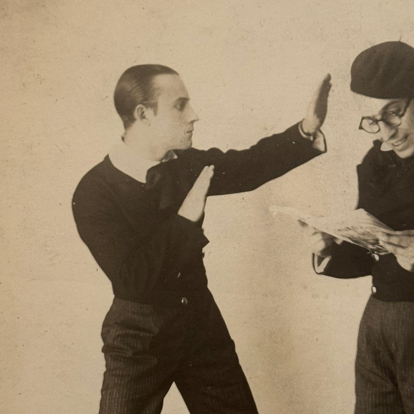 Circus Performer Comedy Acrobat Act Vintage Troupe Frilli