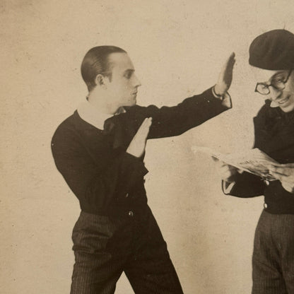 Circus Performer Comedy Acrobat Act Vintage Troupe Frilli