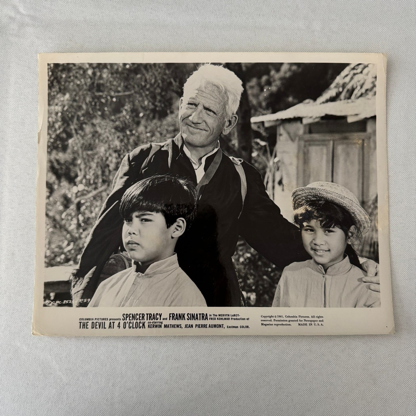 Vintage Movie Press Photo Photograph The Devil at 4 O'Clock Spencer Tracy 1961
