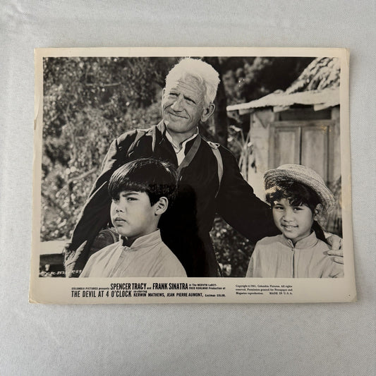 Vintage Movie Press Photo Photograph The Devil at 4 O'Clock Spencer Tracy 1961