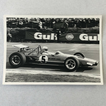 Vintage Racing Car Photo Photograph - Denny Hulme 1970 Race of Champions McLaren