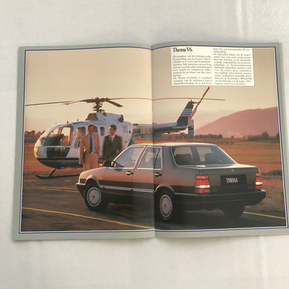 Lancia Thema Car Sales Brochure Catalog German Turbo V6 i.e. Diesel