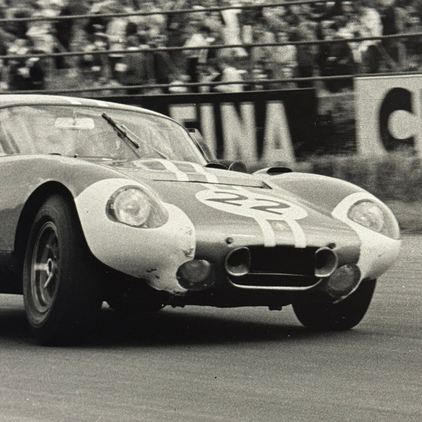 Racing Photo Phil Hill Cobra Daytona 1964 Tourist Trophy Race Modern Print