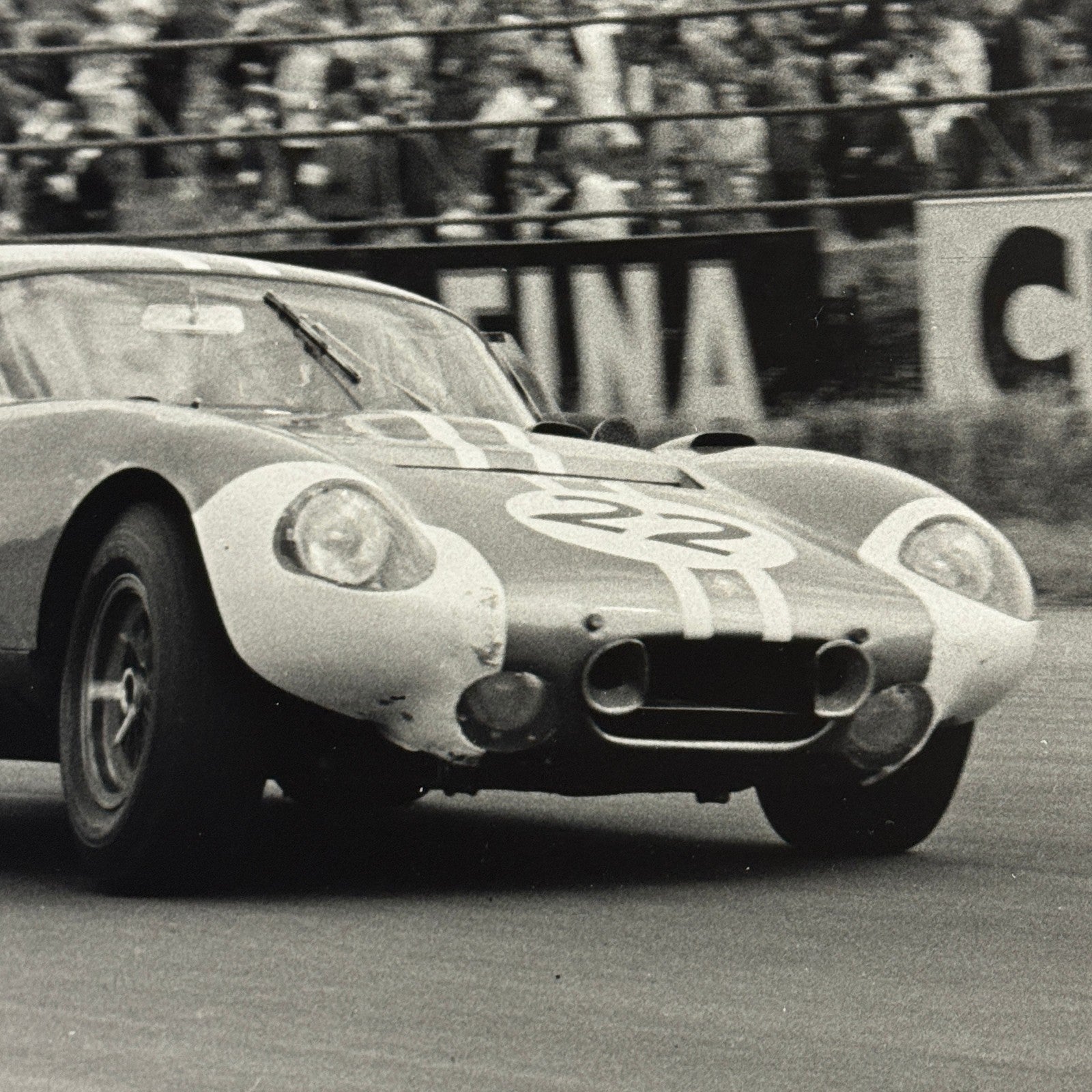 Racing Photo Phil Hill Cobra Daytona 1964 Tourist Trophy Race Modern Print