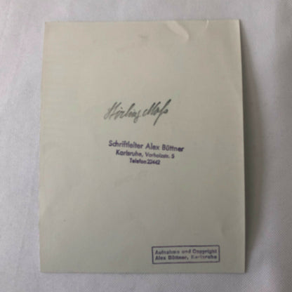 Vintage 1950s Racing Photo Photograph - Stirling Moss Driver Portrait 