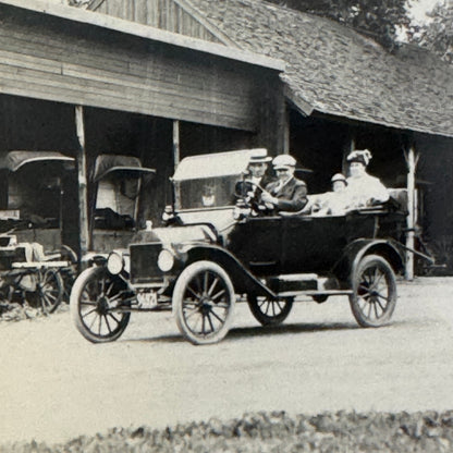 Vintage Car Automobile Photo Photograph Print Snapshot People